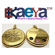 OkaeYa Golden MST Scalar Pendant